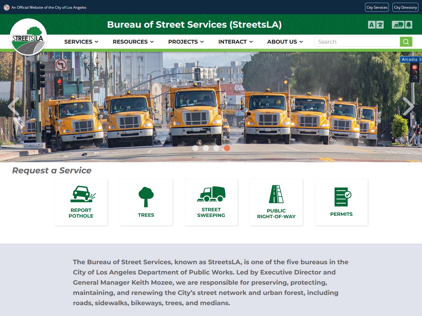 Streets LA Home Page