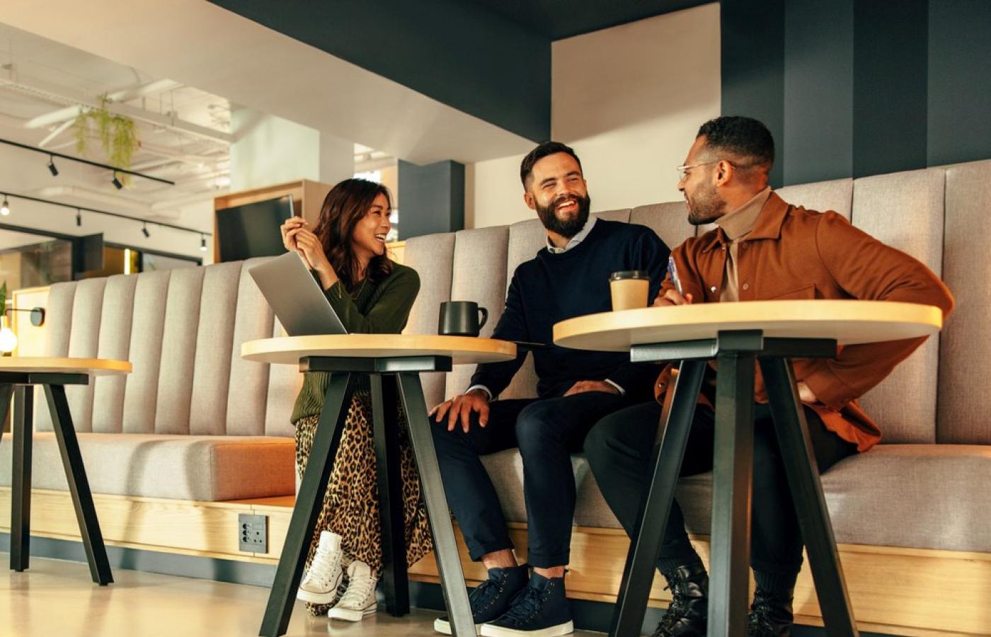 Young professional having an interview