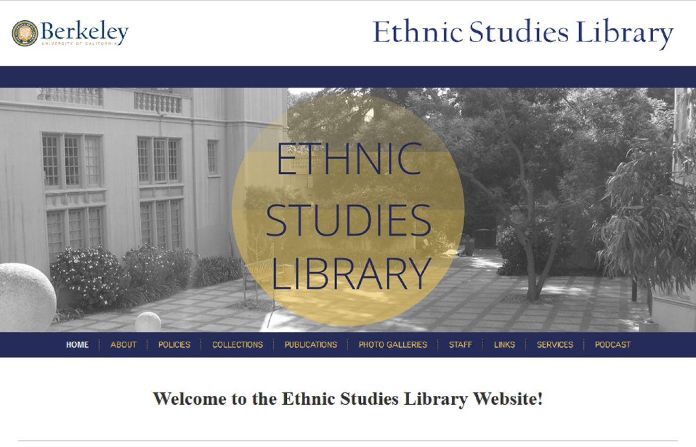 Ethnic Studies Library at UC Berkeley Home Page
