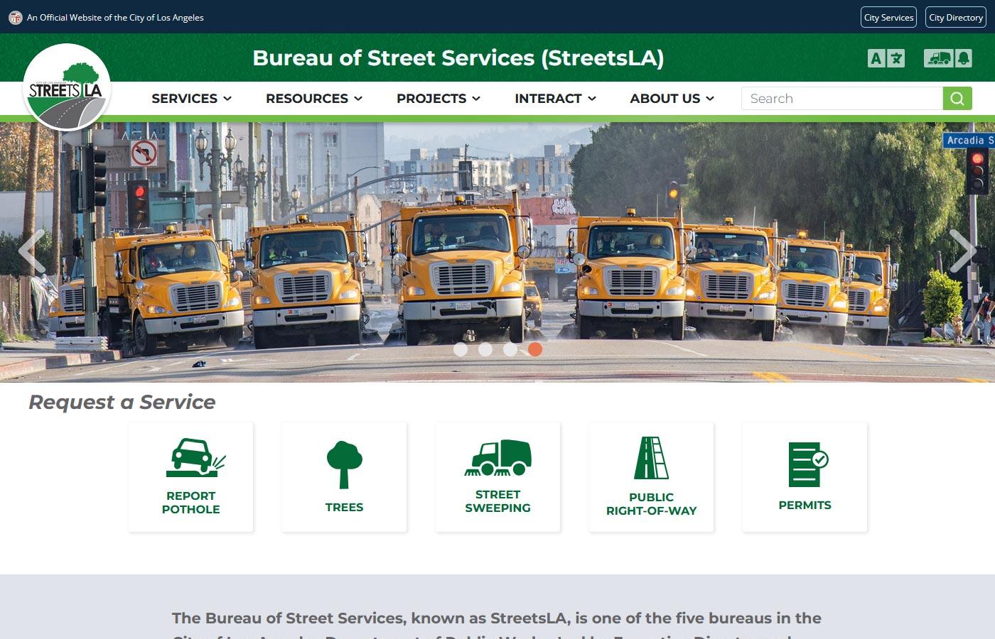 Streets LA Home Page