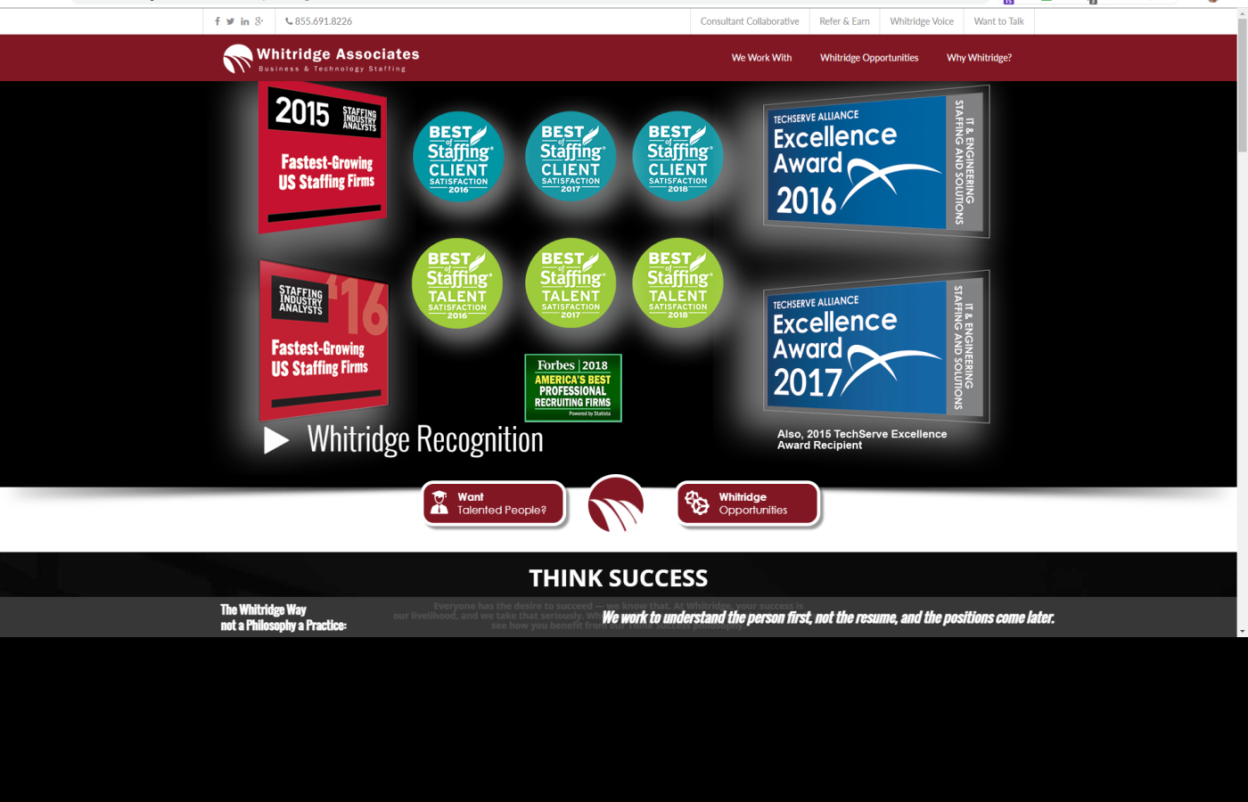 Whitridge homepage