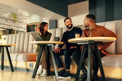 Young professional having an interview