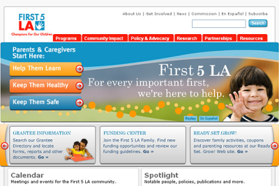 First 5 LA Home Page