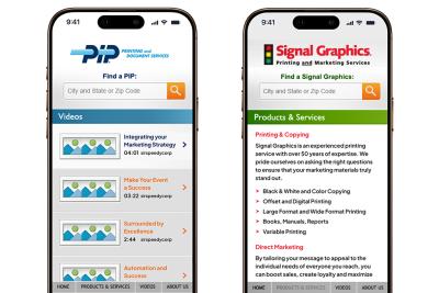 Signal Graphics and PIP - Mobile Screens