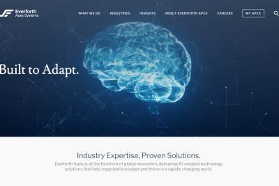 Everforth Apex Website Homepage