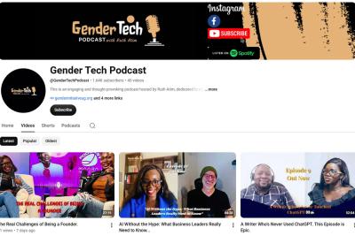 Gender Tech Podcast YouTube Page